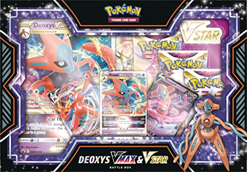 Pokémon TCG: Deoxys VMAX & VSTAR Battle Box (3 Foil Promo Cards, 1 Oversize Foil Card & 4 Booster Packs) - 9