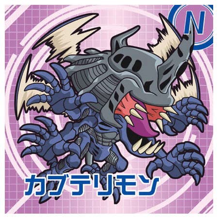 Digimon Seal Chocolate Snack [4. (29) Kabterimon (N)] (Single Item) *Sticker only, Sweets not included