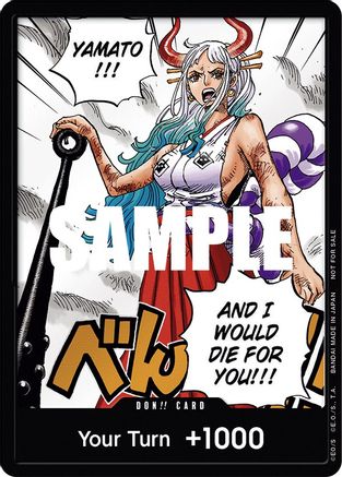 DON!! Card (Yamato) (1st Anniversary DON!! Card Pack) - One Piece Promotion Cards - Single Cards