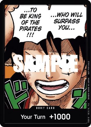 DON!! Card (Monkey.D.Luffy) (1st Anniversary DON!! Card Pack) - One Piece Promotion Cards - Single Cards
