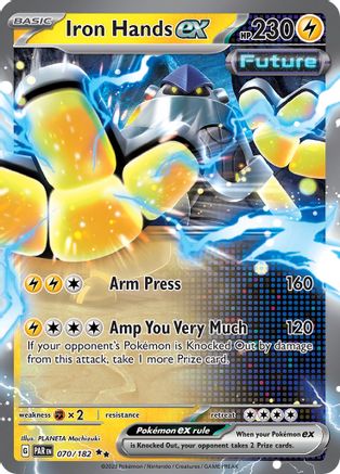 Iron Hands ex - 070/182 (070/182) [SV04] Pokemon - Paradox Rift - Single Cards