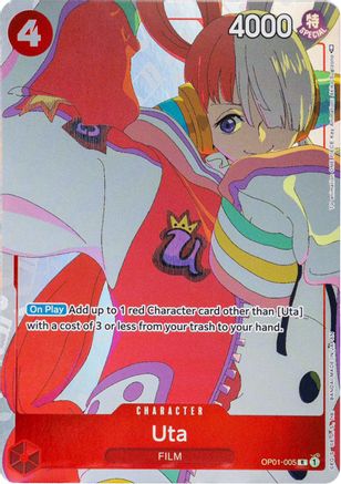 Uta (Gift Collection 2023) (OP01-005) - One Piece Promotion Cards - Single Cards