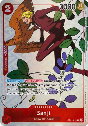 Sanji (Gift Collection 2023) (OP01-013) - One Piece Promotion Cards - Single Cards