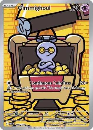 Gimmighoul - 198/182 (198/182) [SV04] Pokemon - Paradox Rift - Single Cards