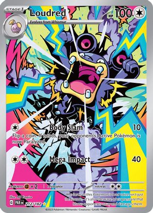Loudred - 212/182 (212/182) [SV04] Pokemon - Paradox Rift - Single Cards