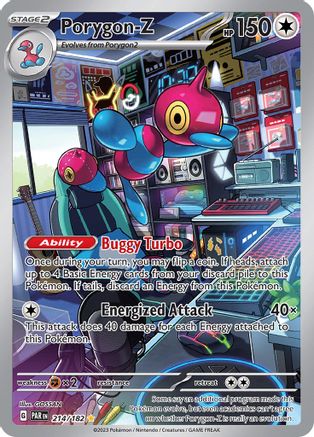 Porygon-Z - 214/182 (214/182) [SV04] Pokemon - Paradox Rift - Single Cards