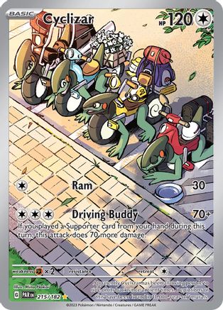 Cyclizar - 215/182 (215/182) [SV04] Pokemon - Paradox Rift - Single Cards