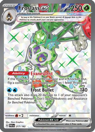 Froslass ex - 217/182 (217/182) [SV04] Pokemon - Paradox Rift - Single Cards