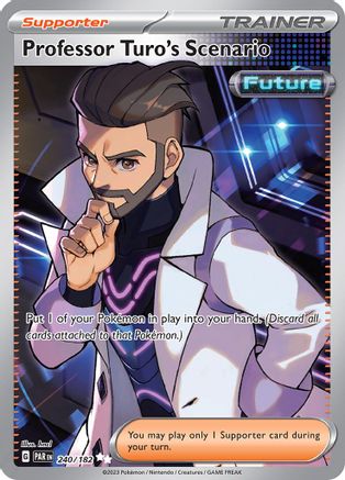 Professor Turo's Scenario - 240/182 (240/182) [SV04] Pokemon - Paradox Rift - Single Cards
