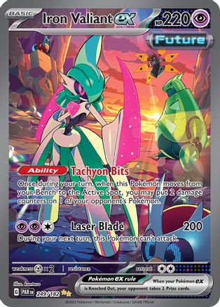 Iron Valiant ex - 249/182 (249/182) [SV04] Pokemon - Paradox Rift - Single Cards