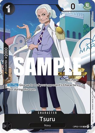 Tsuru (CS 2023 Event Pack) (OP02-106) - One Piece Promotion Cards - Single Cards