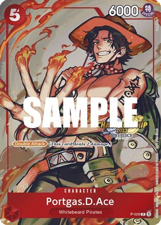 Portgas.D.Ace (CS 2023 Event Pack) (P-028) - One Piece Promotion Cards - Single Cards