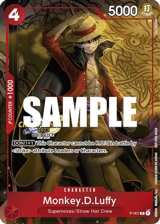 Monkey.D.Luffy (007) (CS 2023 Celebration Pack) (P-007) - Single Cards
