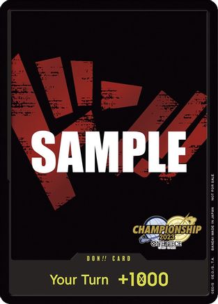 DON!! Card (CS 2023 Celebration Pack) - One Piece Promotion Cards - Single Cards