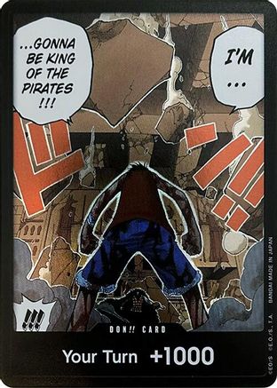 DON!! Card (Luffy vs. Crocodile) (Devil Fruits Collection Vol. 1) - One Piece Promotion Cards - Single Cards