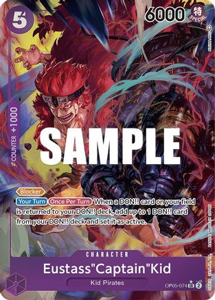Eustass"Captain"Kid (Alternate Art) [OP05-074] One Piece - Awakening of the New Era - Single Cards