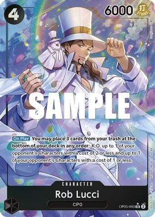 Rob Lucci (093) (Alternate Art) [OP05-093] One Piece - Awakening of the New Era - Single Cards