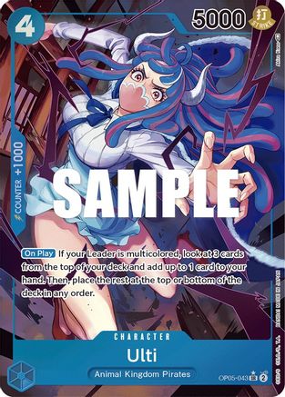 Ulti (Alternate Art) [OP05-043] One Piece - Awakening of the New Era - Single Cards