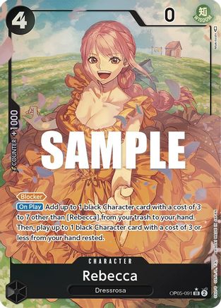 Rebecca (Alternate Art) [OP05-091] One Piece - Awakening of the New Era - Single Cards