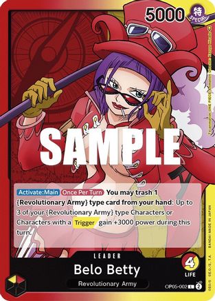 Belo Betty (002) [OP05-002] One Piece - Awakening of the New Era - Single Cards