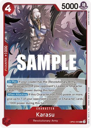 Karasu [OP05-005] One Piece - Awakening of the New Era - Single Cards