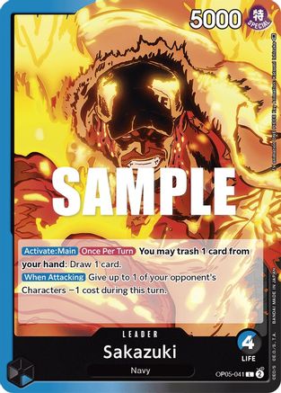 Sakazuki [OP05-041] One Piece - Awakening of the New Era - Single Cards