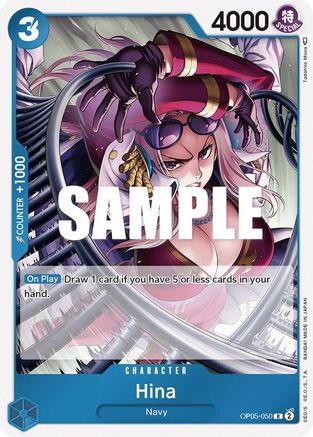 Hina [OP05-050] One Piece - Awakening of the New Era - Single Cards