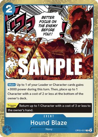 Hound Blaze [OP05-057] One Piece - Awakening of the New Era - Single Cards