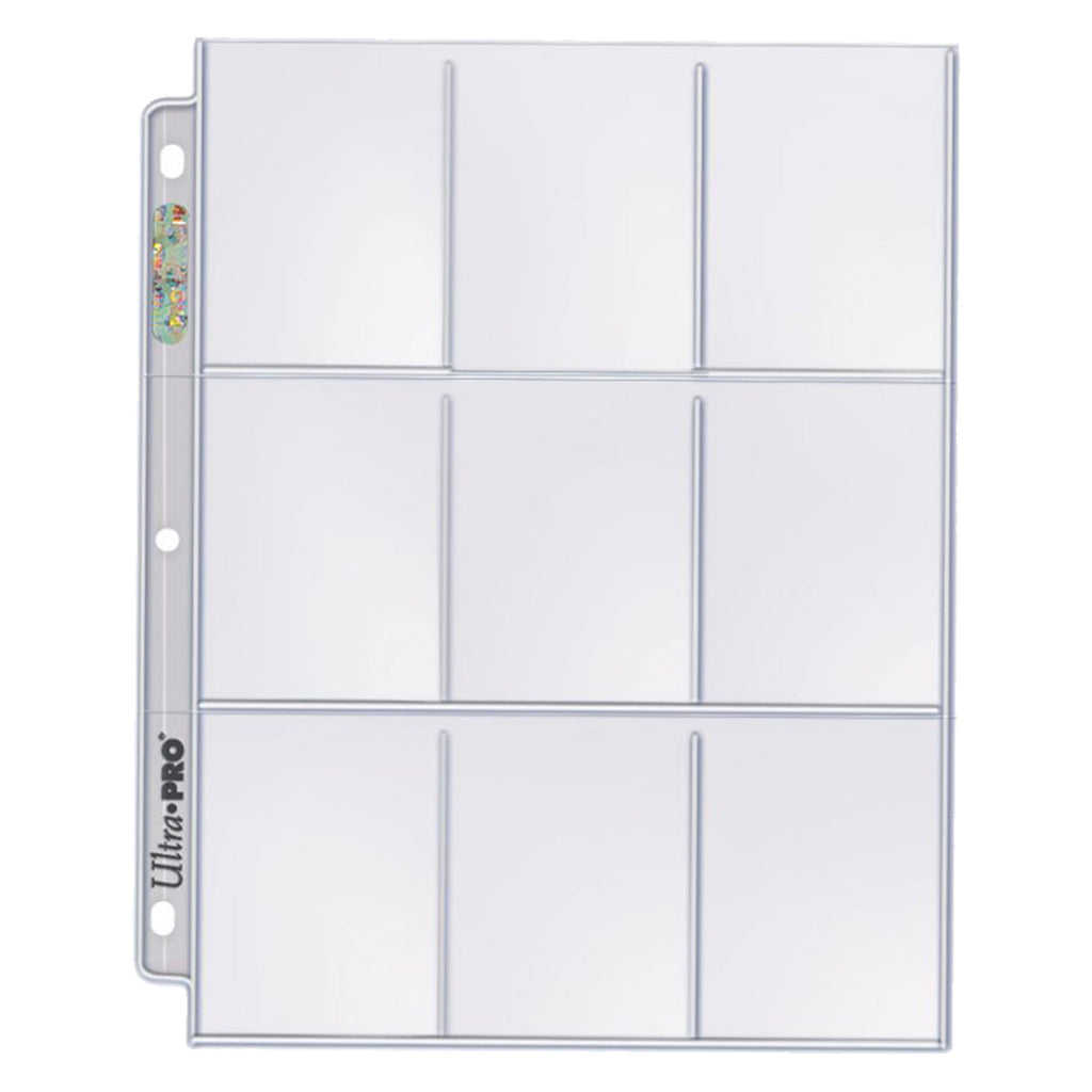 ULTRA PRO Page 18PKT Silver Series Page Holds 2.5 x 3.5 cards 25 pages - Pages - 2