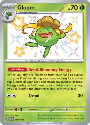 Gloom [093/091] SV: Paldean Fates Pokemon - Single Cards