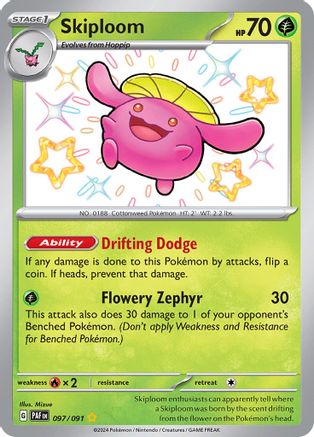 Skiploom [097/091] SV: Paldean Fates Pokemon - Single Cards