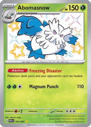Abomasnow [101/091] SV: Paldean Fates Pokemon - Single Cards