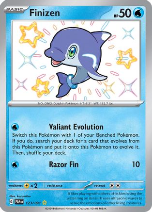 Finizen [123/091] SV: Paldean Fates Pokemon - Single Cards