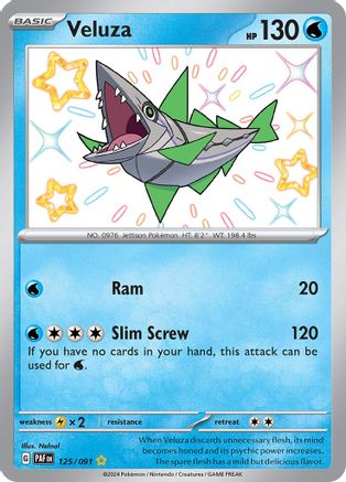 Veluza - [125/091] SV: Paldean Fates Pokemon - Single Cards
