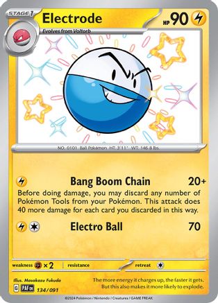 Electrode [134/091] SV: Paldean Fates Pokemon - Single Cards