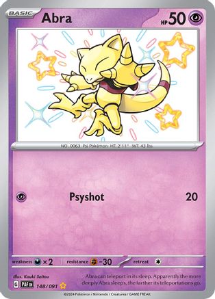 Abra [148/091] SV: Paldean Fates Pokemon - Single Cards