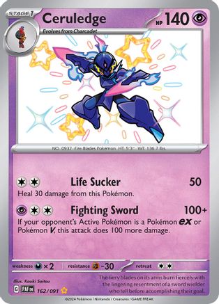 Ceruledge - [162/091] SV: Paldean Fates Pokemon - Single Cards