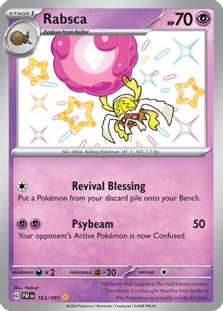 Rabsca [163/091] SV: Paldean Fates Pokemon - Single Cards