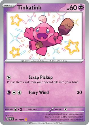 Tinkatink [165/091] SV: Paldean Fates Pokemon - Single Cards