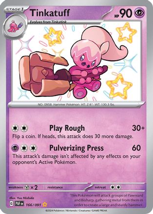 Tinkatuff [166/091] SV: Paldean Fates Pokemon - Single Cards