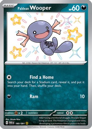 Paldean Wooper - [180/091] SV: Paldean Fates Pokemon - Single Cards