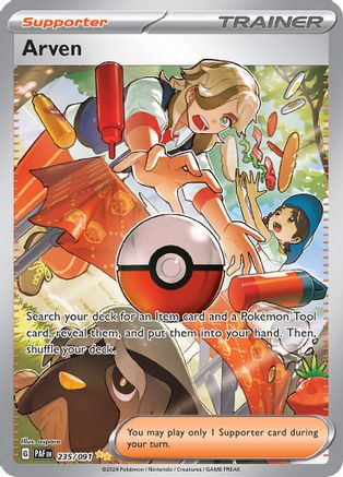 Arven [235/091] SV: Paldean Fates Pokemon - Single Cards
