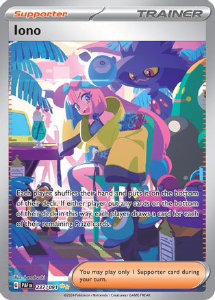 Iono - [237/091] SV: Paldean Fates Pokemon - Single Cards