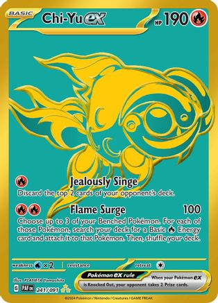Chi-Yu ex [241/091] SV: Paldean Fates Pokemon - Single Cards