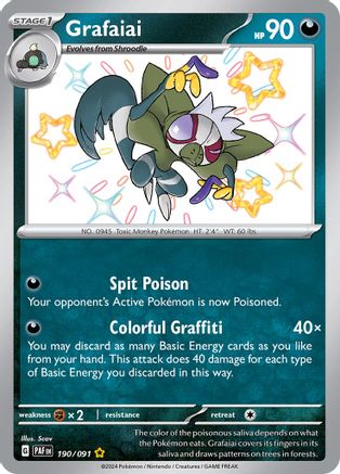 Grafaiai [190/091] SV: Paldean Fates Pokemon - Single Cards