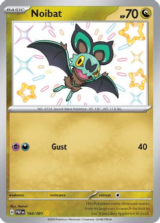 Noibat - [194/091] SV: Paldean Fates Pokemon - Single Cards
