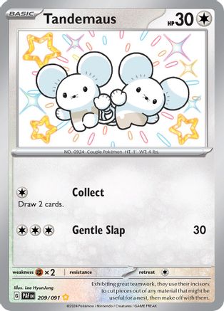 Tandemaus - [209/091] SV: Paldean Fates Pokemon - Single Cards