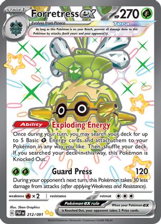 Forretress ex - [212/091] SV: Paldean Fates Pokemon - Single Cards