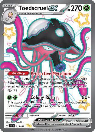 Toedscruel ex - [213/091] SV: Paldean Fates Pokemon - Single Cards