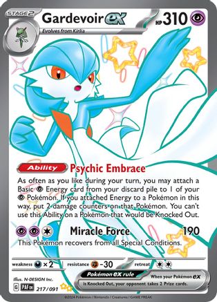 Gardevoir ex - [217/091] SV: Paldean Fates Pokemon - Single Cards